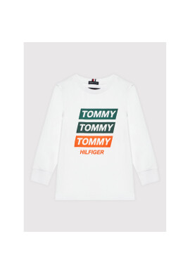 Tommy Hilfiger Блуза Fun Artwork KB0KB06952 M Бял Regular Fit - Pepit.bg