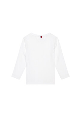 Tommy Hilfiger Блуза KB0KB04141 S Бял Long Sleeve - Pepit.bg