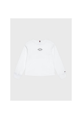 Tommy Hilfiger Блуза KB0KB07797 D Бял Regular Fit - Pepit.bg