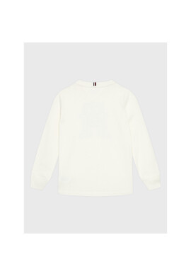 Tommy Hilfiger Блуза KB0KB07801 D Екрю Regular Fit - Pepit.bg