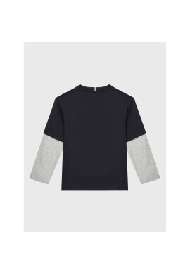 Tommy Hilfiger Блуза KB0KB08022 D Тъмносин Regular Fit - Pepit.bg