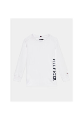 Tommy Hilfiger Блуза KB0KB08327 M Бял Regular Fit - Pepit.bg