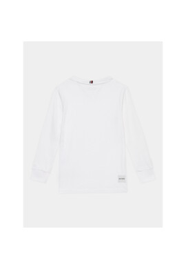 Tommy Hilfiger Блуза KB0KB08327 M Бял Regular Fit - Pepit.bg