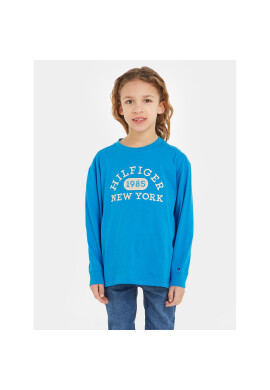 Tommy Hilfiger Блуза KB0KB08549 S Син Regular Fit - Pepit.bg