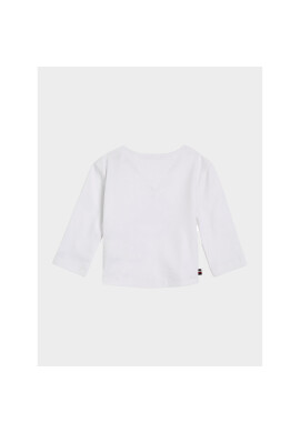 Tommy Hilfiger Блуза KN0KN01714 Бял Regular Fit - Pepit.bg