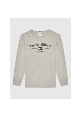 Tommy Hilfiger Блуза Th Artwork KS0KS00203 D Сив Regular Fit - Pepit.bg