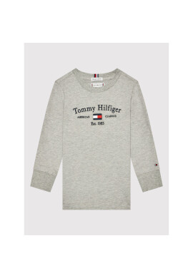 Tommy Hilfiger Блуза Th Artwork KS0KS00203 M Сив Regular Fit - Pepit.bg