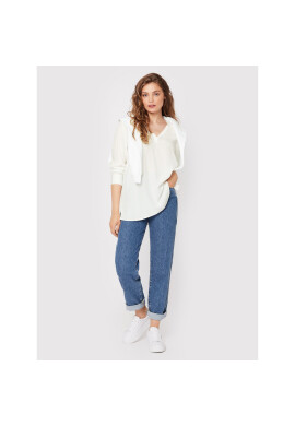 Tommy Hilfiger Блуза WW0WW34597 Бял Regular Fit - Pepit.bg