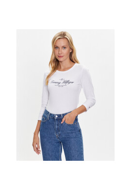 Tommy Hilfiger Блуза WW0WW40527 Бял Slim Fit - Pepit.bg