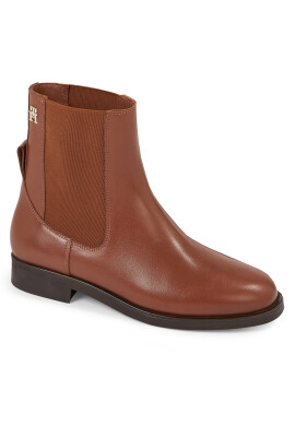 Tommy Hilfiger Боти Elevated Essential Bootie FW0FW07483 Кафяв - Pepit.bg