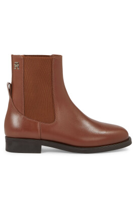 Tommy Hilfiger Боти Elevated Essential Bootie FW0FW07483 Кафяв - Pepit.bg