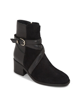 Tommy Hilfiger Боти Elevated Essential Midheel Boot FW0FW07515 Черен - Pepit.bg