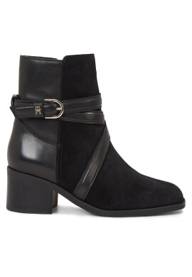 Tommy Hilfiger Боти Elevated Essential Midheel Boot FW0FW07515 Черен - Pepit.bg