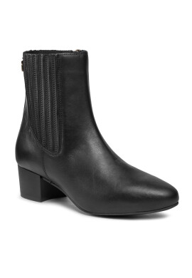 Tommy Hilfiger Боти Essential Leather Boot FW0FW07759 Черен - Pepit.bg