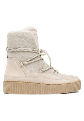 Tommy Hilfiger Боти Snow Boot Monogram FW0FW06852 Бежов - Pepit.bg