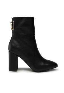 Tommy Hilfiger Боти Th Hardware High Heel Bootie FW0FW06058 Черен - Pepit.bg