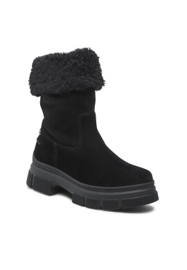Tommy Hilfiger Боти Warm Lining Suede Low Boot FW0FW06650 Черен - Pepit.bg