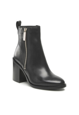 Tommy Hilfiger Боти Zip High Heel Boot FW0FW06764 Черен - Pepit.bg