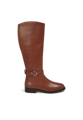 Tommy Hilfiger Ботуши Elevated Essential Longboot FW0FW07484 Кафяв - Pepit.bg