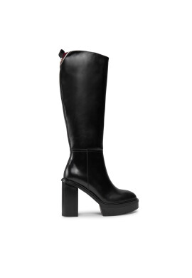 Tommy Hilfiger Ботуши Elevated Plateau Longboot FW0FW07545 Черен - Pepit.bg