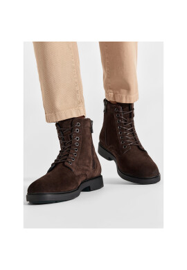 Tommy Hilfiger Ботуши Elevated Rounded Suede Lace Boot FM0FM04185 Кафяв - Pepit.bg