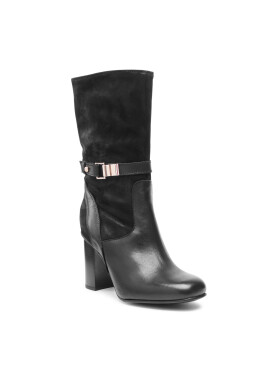 Tommy Hilfiger Ботуши Elevated Th High Heel Boot FW0FW06056 Черен - Pepit.bg