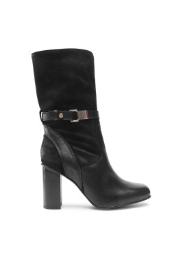 Tommy Hilfiger Ботуши Elevated Th High Heel Boot FW0FW06056 Черен - Pepit.bg