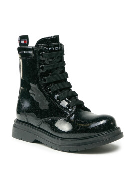 Tommy Hilfiger Ботуши T4A5-33032-1237 M Черен - Pepit.bg