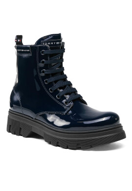 Tommy Hilfiger Ботуши T4A5-33040-0775 S Син - Pepit.bg