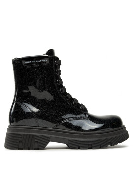 Tommy Hilfiger Ботуши T4A5-33041-1237999 M Черен - Pepit.bg