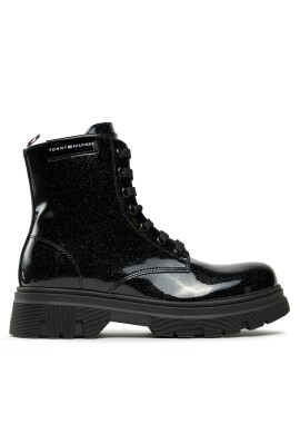 Tommy Hilfiger Ботуши T4A5-33041-1237999 S Черен - Pepit.bg