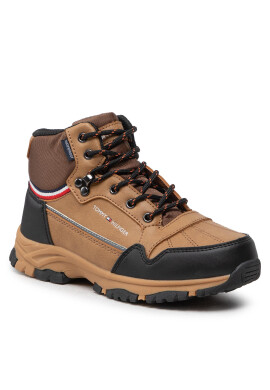 Tommy Hilfiger Ботуши Tech Bootie T3B5-32540-1485 S Кафяв - Pepit.bg