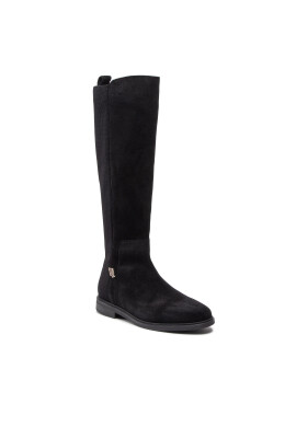 Tommy Hilfiger Ботуши Th Essentials Longboot FW0FW07050 Черен - Pepit.bg