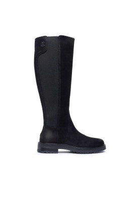 Tommy Hilfiger Ботуши Th Stud Longboot FW0FW06003 Черен - Pepit.bg