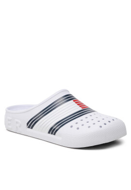 Tommy Hilfiger Чехли Comfortable Eva Hilfiger Mule FM0FM04467 Бял - Pepit.bg
