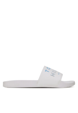 Tommy Hilfiger Чехли Embossed Pool Slide FM0FM04463 Бял - Pepit.bg
