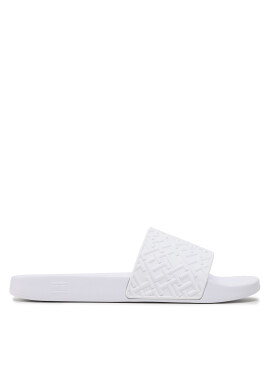 Tommy Hilfiger Чехли Rubber Th Monogram Pool Slide FM0FM04464 Бял - Pepit.bg
