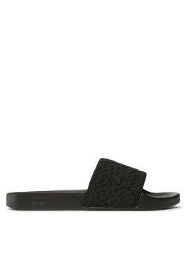 Tommy Hilfiger Чехли Th Elevated Slide FW0FW07422 Черен - Pepit.bg