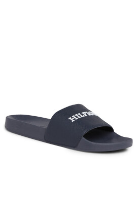 Tommy Hilfiger Чехли Th Embossed Pool Slide FM0FM04869 Син - Pepit.bg