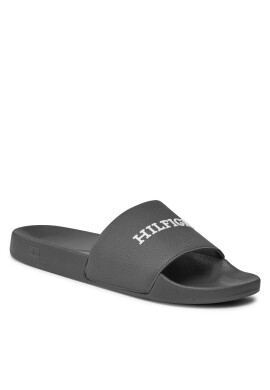 Tommy Hilfiger Чехли Th Embossed Pool Slide FM0FM04869 Сив - Pepit.bg