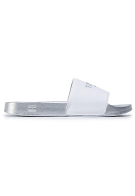 Tommy Hilfiger Чехли Th Glitter Pool Slide FW0FW04982 Бял - Pepit.bg