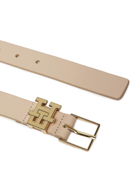 Tommy Hilfiger Дамски колан Th Monogram 2.5 AW0AW15763 Бял - Pepit.bg