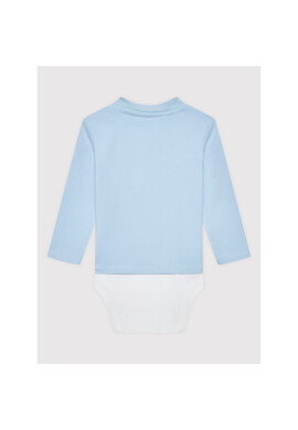 Tommy Hilfiger Детско боди Baby Solid KN0KN01408 Син Regular Fit - Pepit.bg