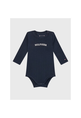 Tommy Hilfiger Детско боди Monotype KN0KN01675 Тъмносин Regular Fit - Pepit.bg