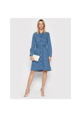 Tommy Hilfiger Дънкова рокля WW0WW34075 Син Regular Fit - Pepit.bg
