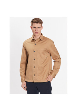 Tommy Hilfiger Дънково яке Solid MW0MW31773 Кафяв Regular Fit - Pepit.bg