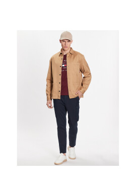 Tommy Hilfiger Дънково яке Solid MW0MW31773 Кафяв Regular Fit - Pepit.bg