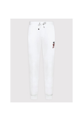 Tommy Hilfiger Долнище анцуг Essential Monogram MW0MW28208 Бял Regular Fit - Pepit.bg