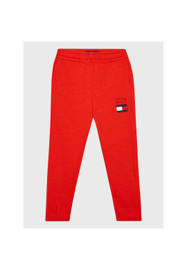 Tommy Hilfiger Долнище анцуг Flag KB0KB07978 D Червен Regular Fit - Pepit.bg