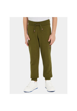 Tommy Hilfiger Долнище анцуг KS0KS00207 M Зелен Regular Fit - Pepit.bg